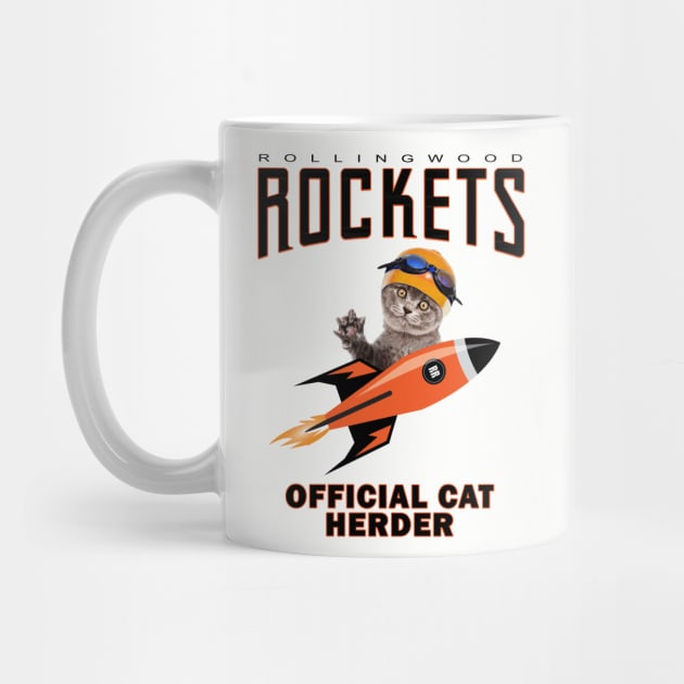 Rockets Swim Team Cat Herder by robotface